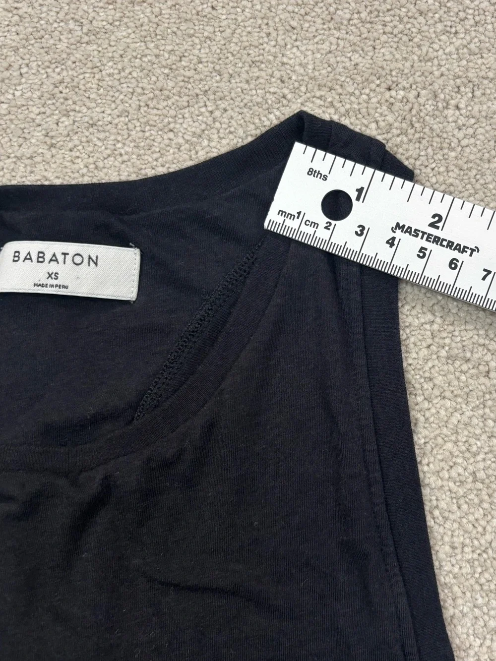 Babaton Aritzia Contour Ruched Racer Mini Dress Hourglass Bodycon  Black Size XS - Picture 8 of 10